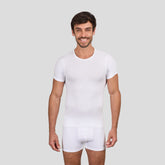 تيشرت داخلي نصف كم برقبة دائرية