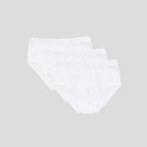 سروال داخلي سادة  100% قطن، عبوة من 3 قطع