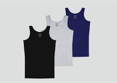Boys' Lycra Tank Top Pack Of 3