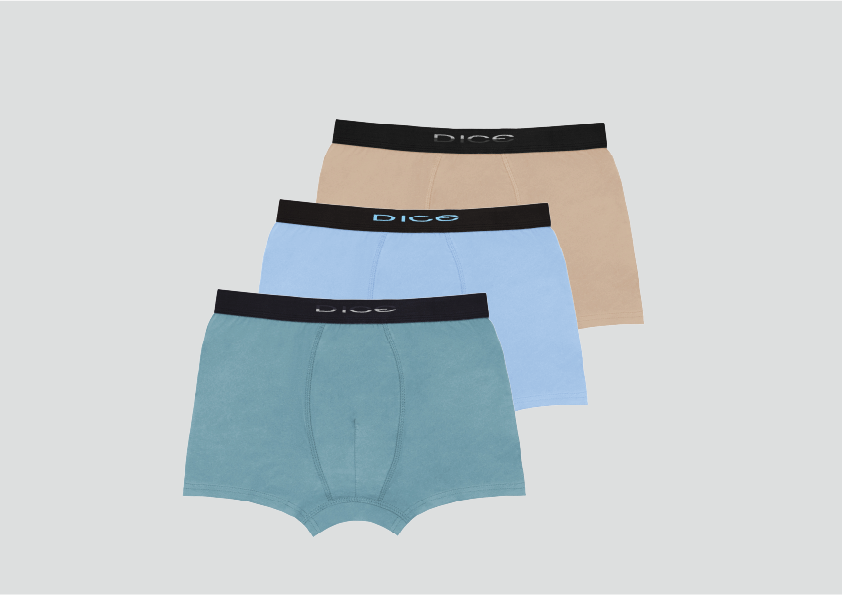 Men Plain Boxer Pack Of 3 – DiceEg