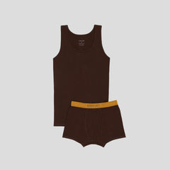 Plain Underwear Set (tank top + Boxer)
