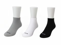 Men's Half Socket Socks 3-Pack